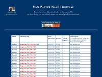 Screenshot van website