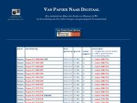 Screenshot van website