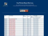 Screenshot van website