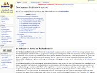 Screenshot van website