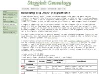 Screenshot van website