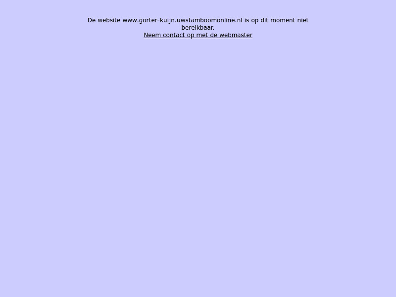 Screenshot van website