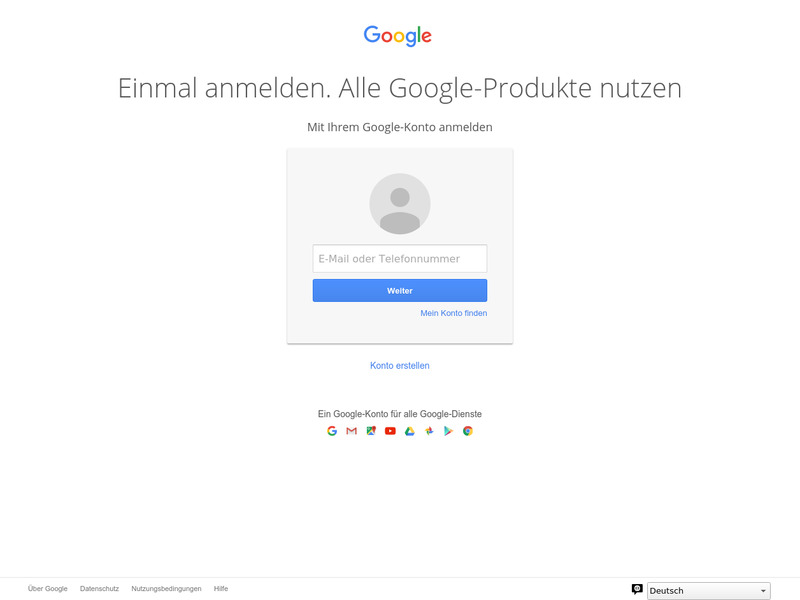 Screenshot van website