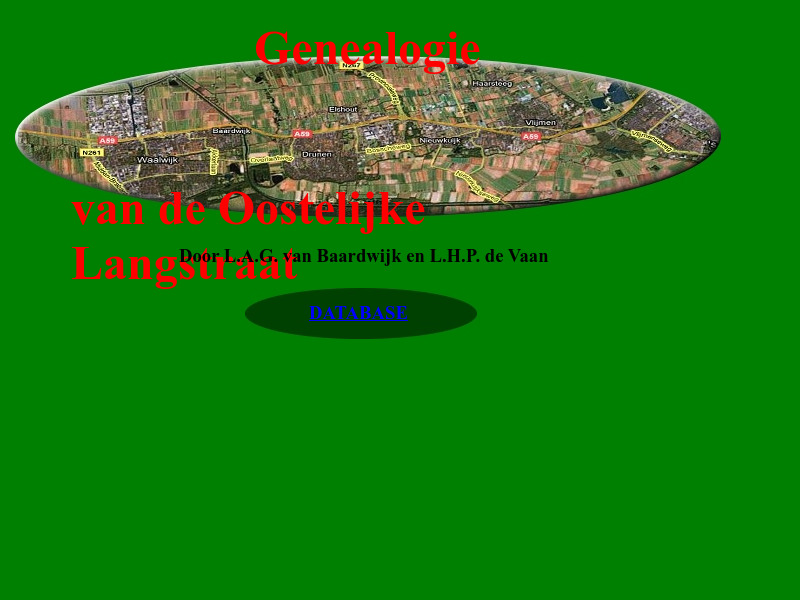 Screenshot van website