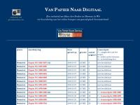 Screenshot van website