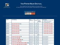 Screenshot van website