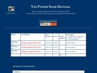 Screenshot van website