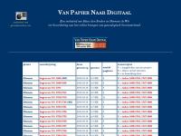 Screenshot van website