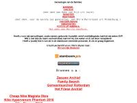 Screenshot van website