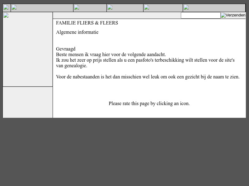 Screenshot van website