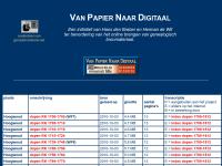 Screenshot van website