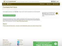 Screenshot van website