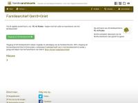 Screenshot van website