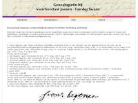 Screenshot van website