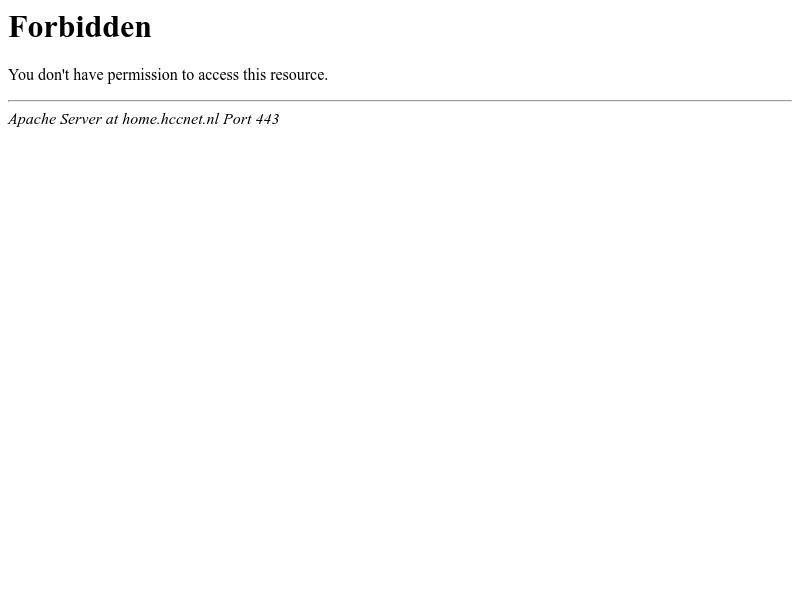 Screenshot van website