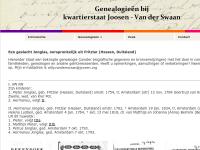 Screenshot van website