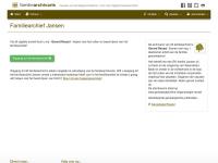 Screenshot van website