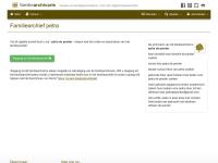 Screenshot van website