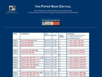 Screenshot van website