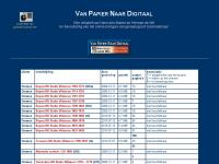 Screenshot van website