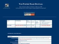 Screenshot van website