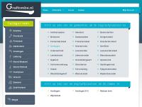 Screenshot van website