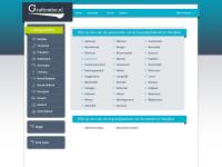 Screenshot van website