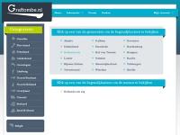 Screenshot van website