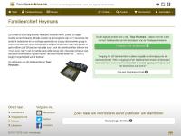 Screenshot van website