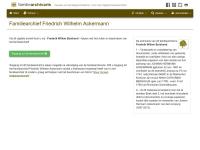 Screenshot van website