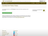 Screenshot van website