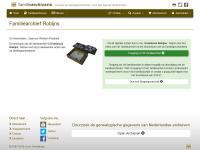 Screenshot van website