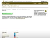 Screenshot van website