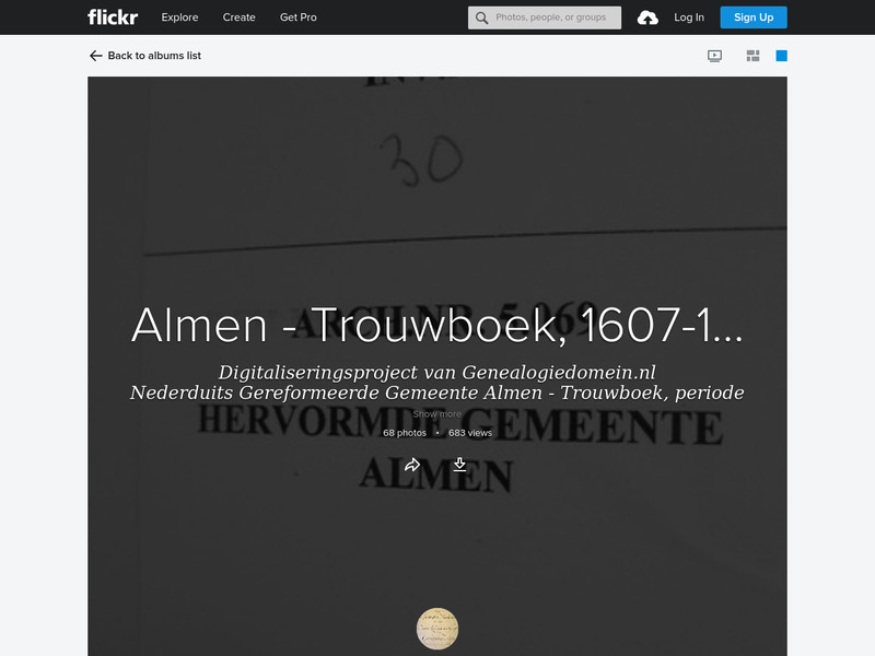 Screenshot van website