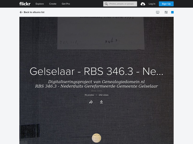 Screenshot van website