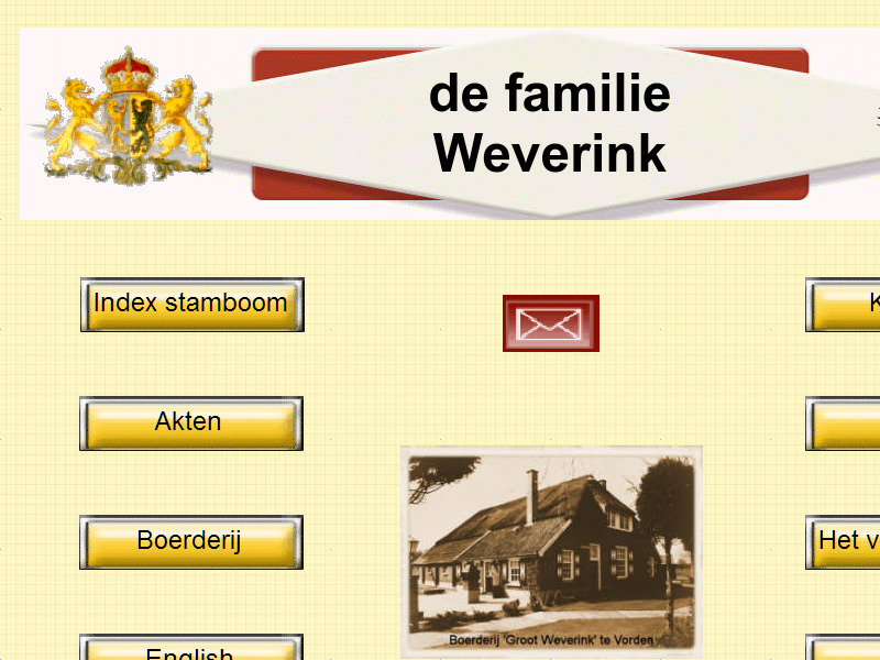 Screenshot van website