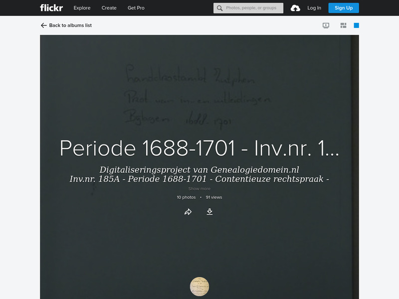 Screenshot van website