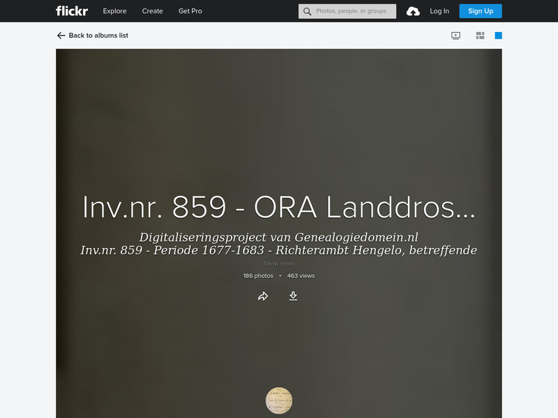 Screenshot van website