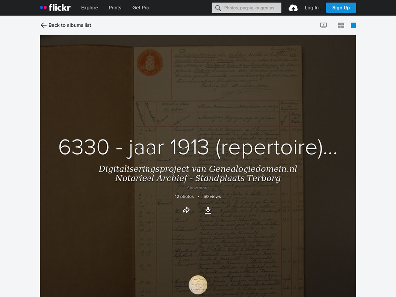 Screenshot van website