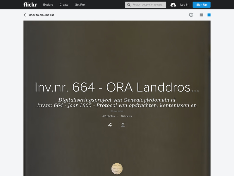 Screenshot van website