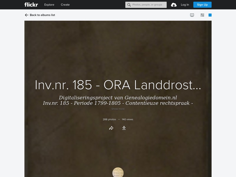 Screenshot van website