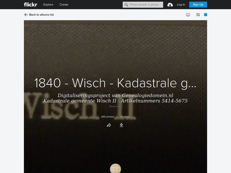 Screenshot van website
