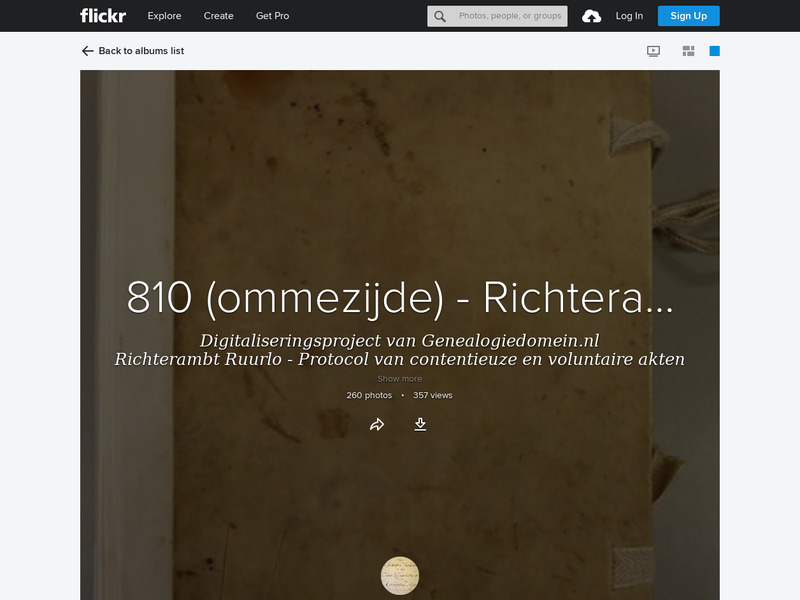 Screenshot van website