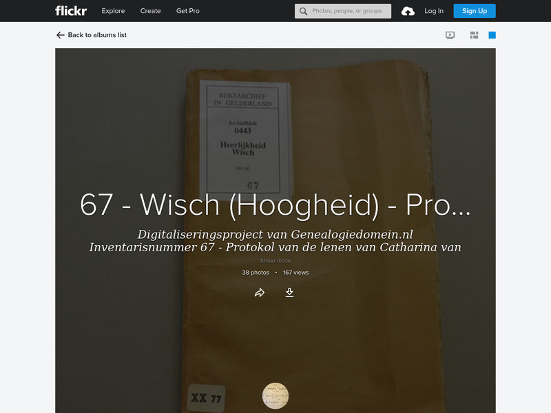 Screenshot van website
