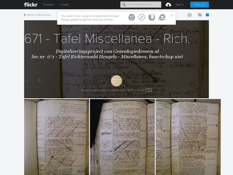 Screenshot van website
