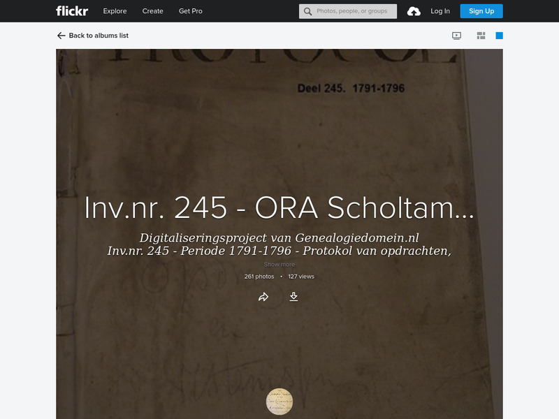 Screenshot van website