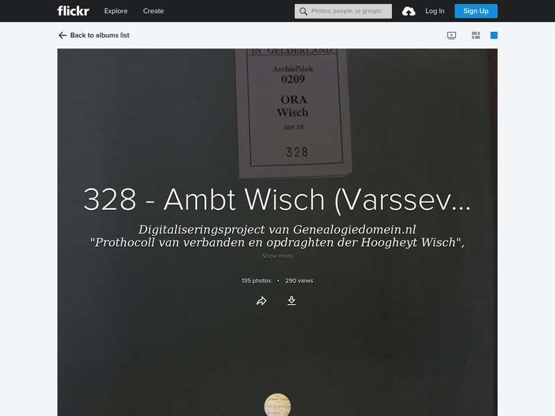 Screenshot van website