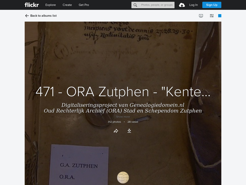 Screenshot van website