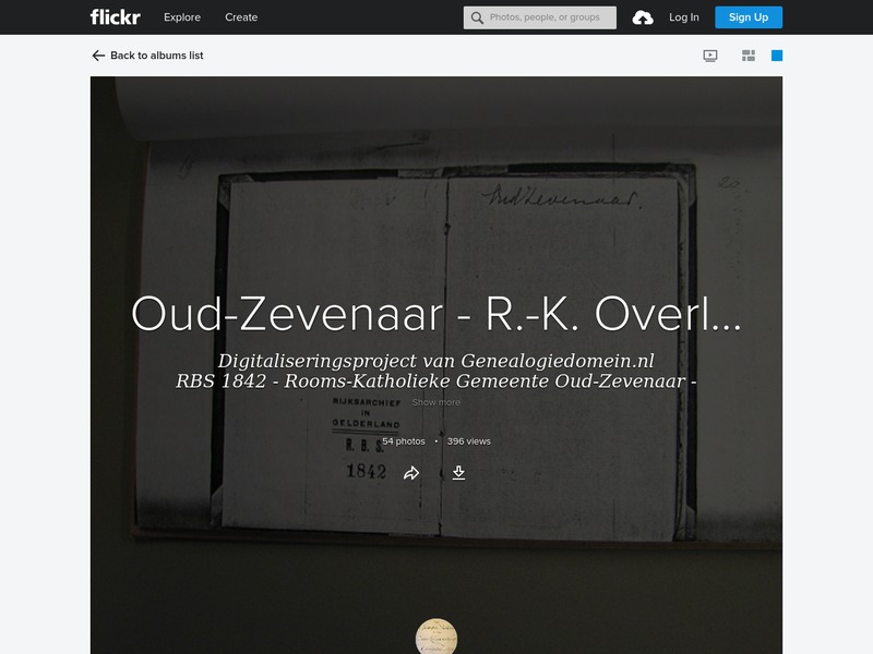Screenshot van website