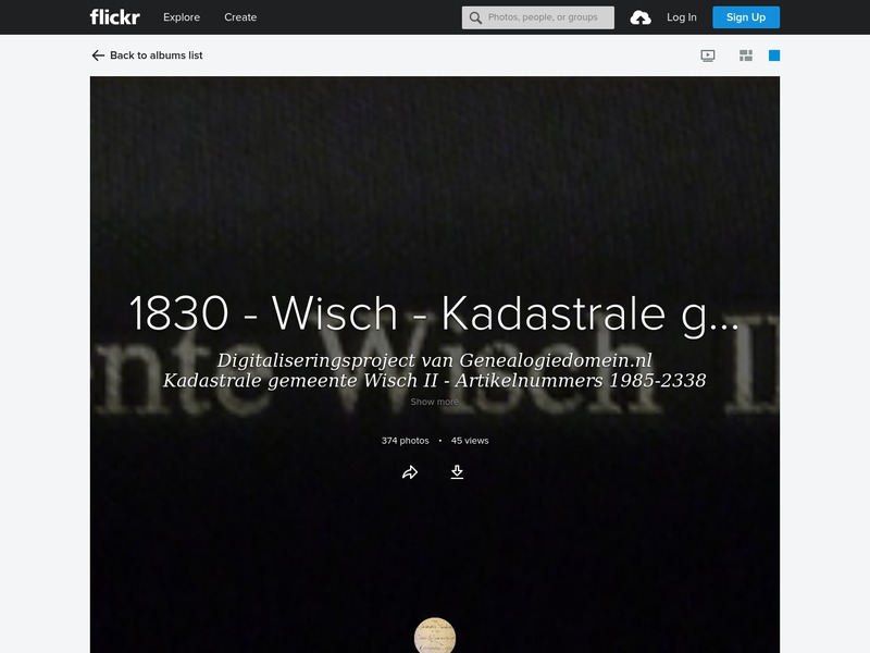 Screenshot van website